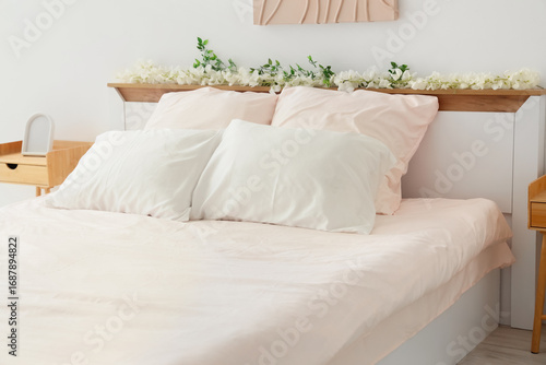 Comfortable bedroom interio...