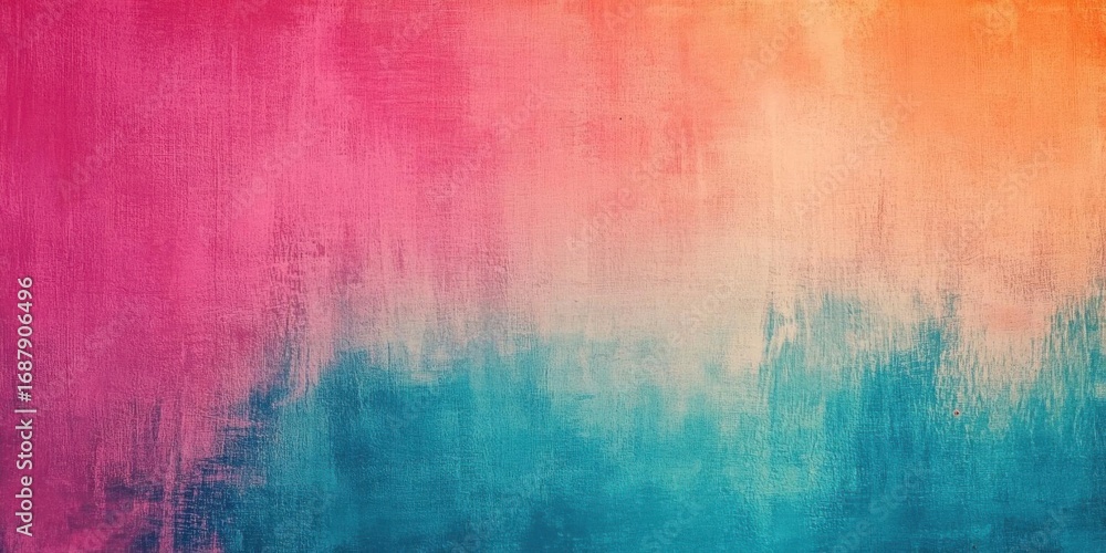Obraz premium Gradient paint backdrop creates abstract dreamy canvas, colorful textures design