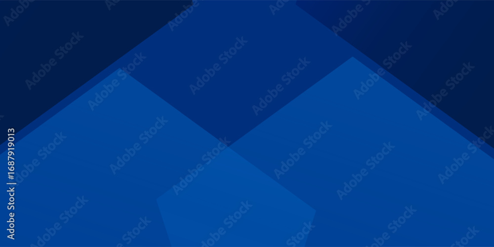 Obraz premium Abstract blue hexagon shapes blue gradient. Modern hexagon artistic. Simple concept presentation
