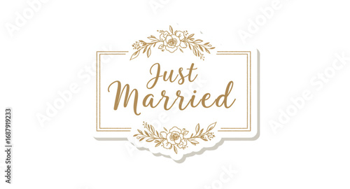 Just married 