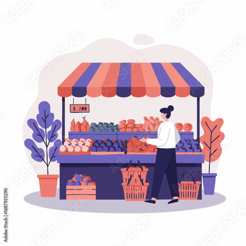 Local Farmer's Market A Shopper's Delight with Fresh Produce and Seasonal Goodies