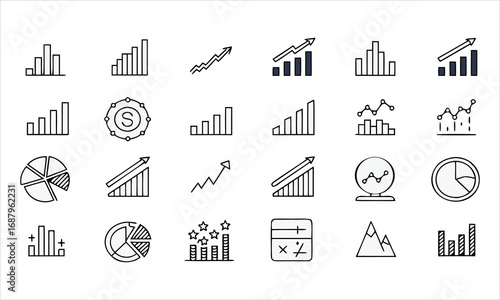 set of icons for business