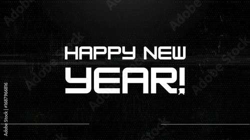 happy new year animated video clip design black background faded texture animation 4k new year video animation happy clip design black faded background animated 4k texture new year clip video design