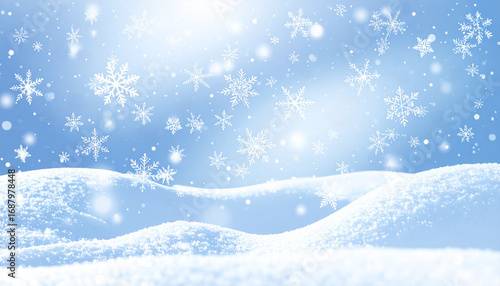 Wallpaper Mural snowflakes background Torontodigital.ca