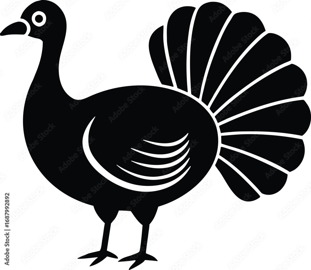 Fototapeta premium Turkey vector icon.eps