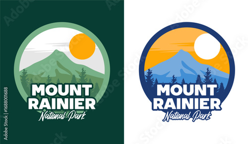 Mount Rainier National Park with beautiful views