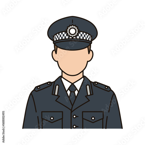 police officer in uniform a symbol of law and order a guardian of the community in service and protection