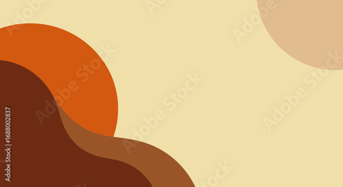 Abstract earth tone geometric design for backgrounds, templates and presentations