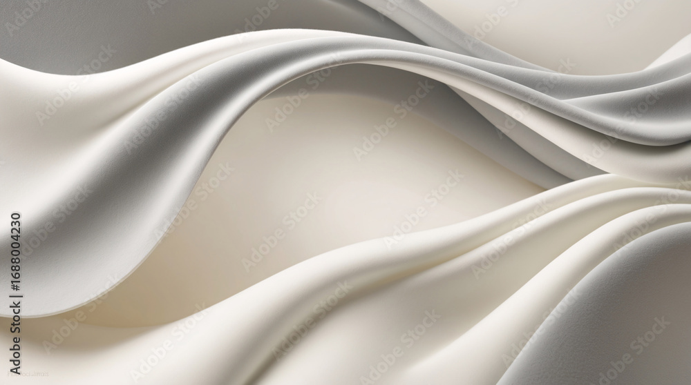 Obraz premium interior wallpaper abstract background with black white gray 3d wave texture modern gypsum style motion texture wallpaper background for copy space