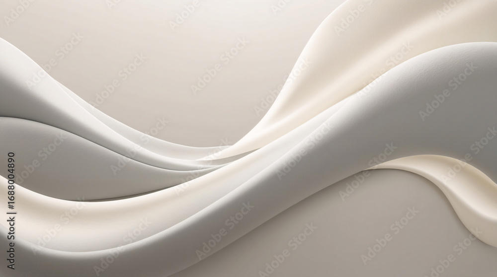 Fototapeta premium premium 3d wave pattern abstract background black white gray elegant seamless minimal artistic design surface texture wallpaper background for copy space