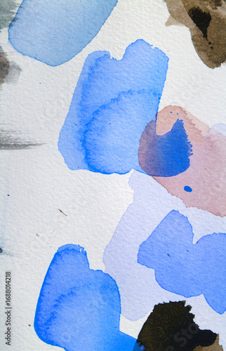 Abstract watercolor background design wash