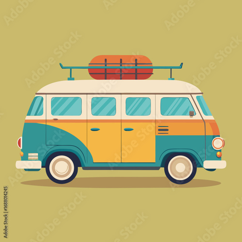 camper van vector