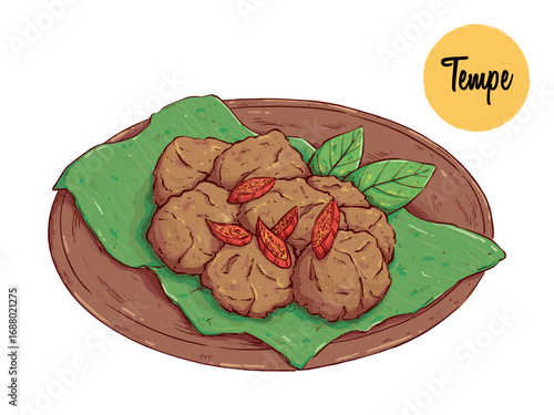 Tasty best Indonesia Food Rendang. Beef meat indonesian cuisine