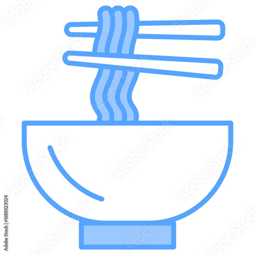 Noodles Blue Icon