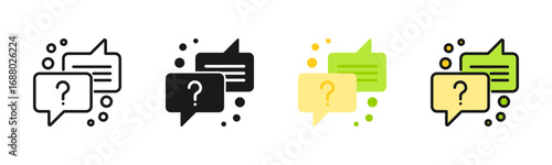 Help Line Icon Pack In Multiple Styles