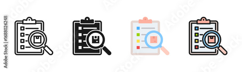 Inspection Icon Pack In Multiple Styles