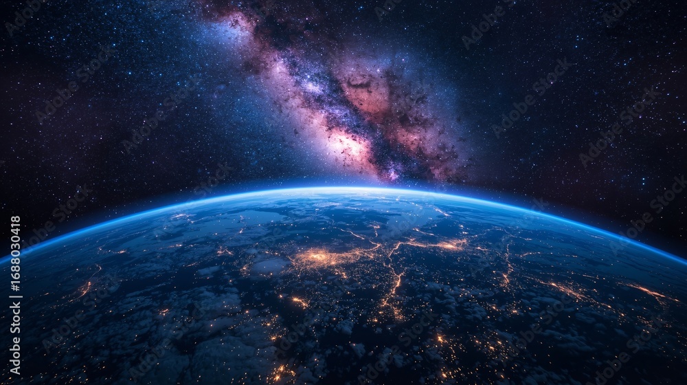 Obraz premium earth in space