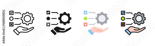 Decision Making Icon Pack In Multiple Styles