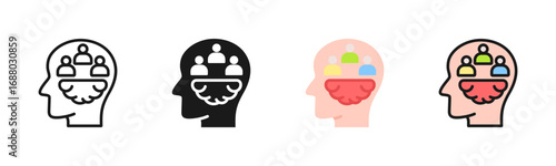Psychology Icon Pack In Multiple Styles