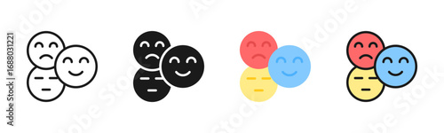 Emotion Icon Pack In Multiple Styles