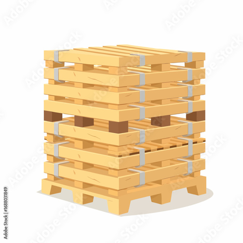 Icon of a warehouse pallet stack