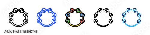 Baby Rattle Icon Collection With Multiple Styles