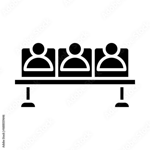 waiting hall icon