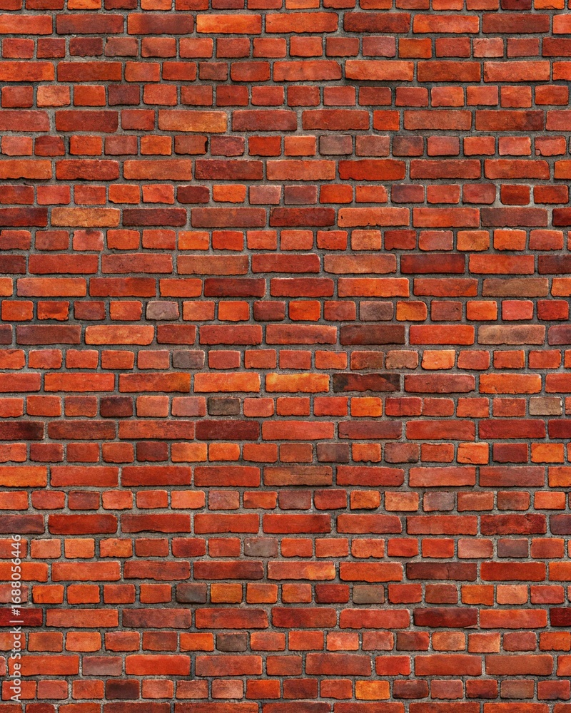 Obraz premium Wall Texture with Exposed Red Bricks for Rustic Branding