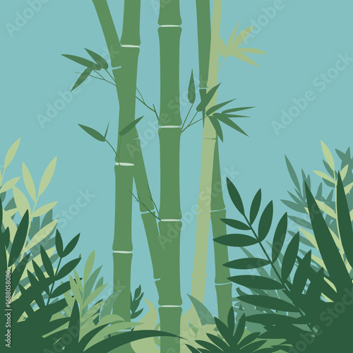 bamboo vector illustration