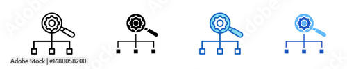 Root Cause Analysis  Icon Set Multiple Style Collection