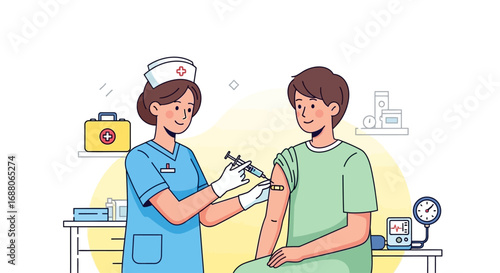 Suitable for medical brochures, blogs, and educational materials related to healthcare, clinics, and nursing procedures in hospitals or clinics.