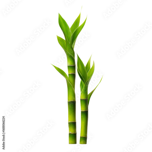 Wallpaper Mural Fresh green bamboo stalks stand tall, showcasing vibrant leaves and natural elegance, perfect for enhancing any serene environment Torontodigital.ca