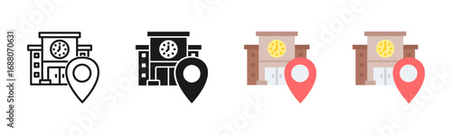 Map Icon Pack In Multiple Styles