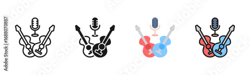 Band Icon Pack In Multiple Styles