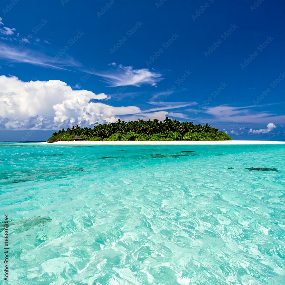 Fototapeta premium Tropical island paradise (17)