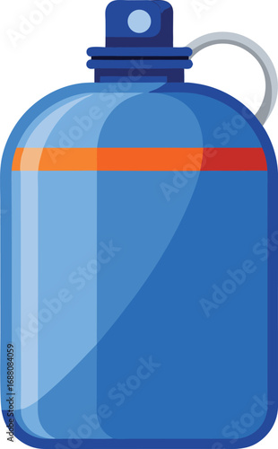 Canteen Water Flask Vector