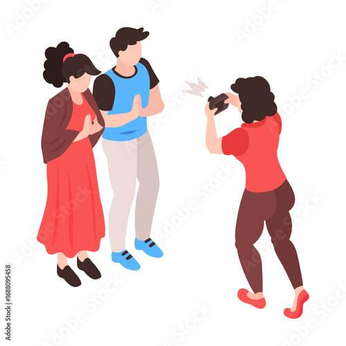 Photographer Capturing Family Portrait