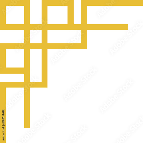Elegant Corner Frame Border
