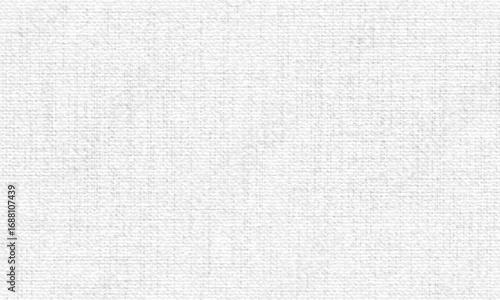 White paper canvas texture. Abstract grunge fabric texture. Vector illustration
