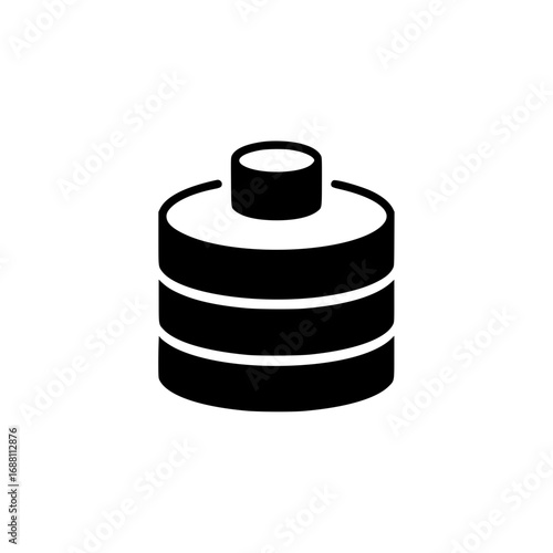 oil barrel symbolizing petroleum, energy industry, and fuel storage.