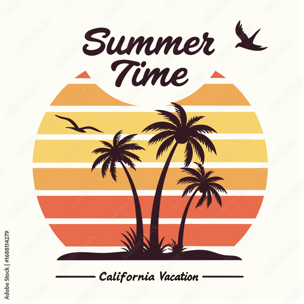Fototapeta premium summer holiday poster