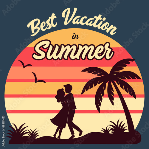romantic couple on the beach