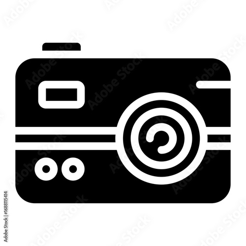 retro camera icon