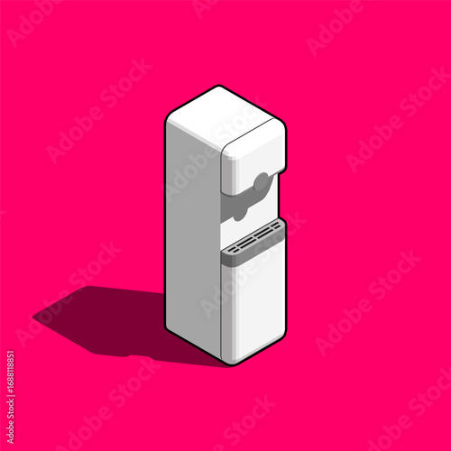 White Retro Dispenser