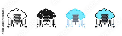 Infrastructure Icon Pack In Multiple Styles