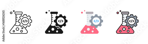 Code Review Icon Pack In Multiple Styles