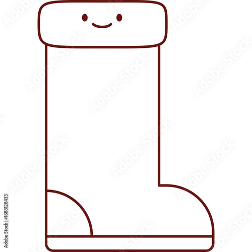 Warm and Stylish Winter Boots Vector Design