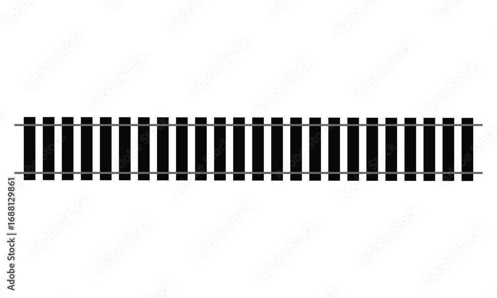 Railway train track vector route. rail pattern curve railroad path icon. vector illustration. eps 10 . Railway train track vector route. rail pattern curve railroad path icon. vector illustration. eps 10 .