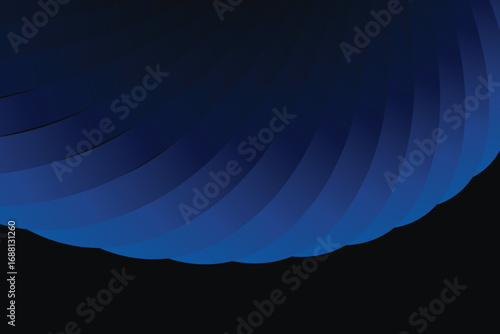 abstract blue modern vector black background for design brochure, website, flyer; geometric blue wallpaper with soft wave patterns, ideal for certificate, presentation, landing page. EPS 10