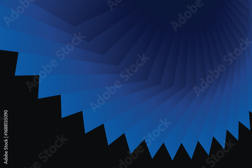 abstract blue modern vector black background for design brochure, website, flyer; geometric blue wallpaper with soft wave patterns, ideal for certificate, presentation, landing page. EPS 10